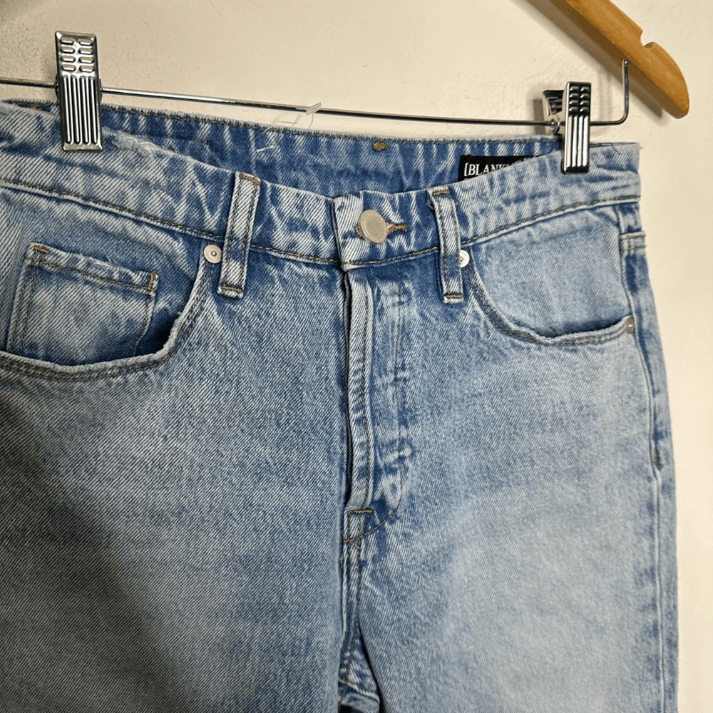 BLANK NYC THE LEXINGTON Slim Straight Leg Jeans Light wash distressed womens 25 - Picture 4 of 9